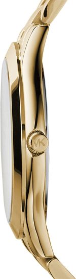 Michael Kors Women's Slim Runway Three-Hand Stainless Steel Quartz Watch - Image 4
